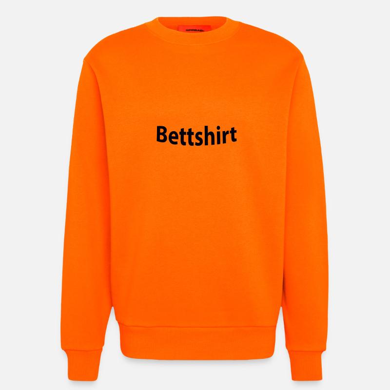 Bettshirt - Sweatshirt - made by SPREAD  - SUNSET ORANGE