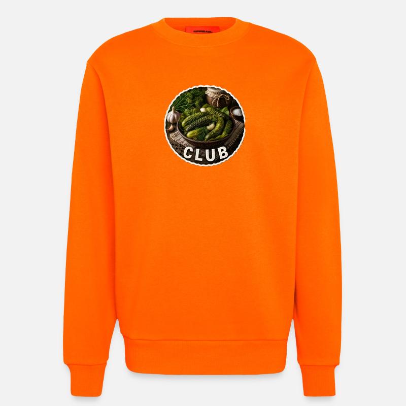Cucumbers Malosolnii - Sweatshirt - made by SPREAD  - SUNSET ORANGE