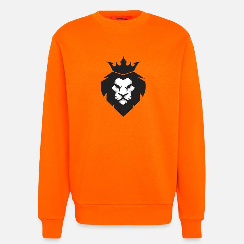 DER PRINZ - Sweatshirt - made by SPREAD  - SUNSET ORANGE