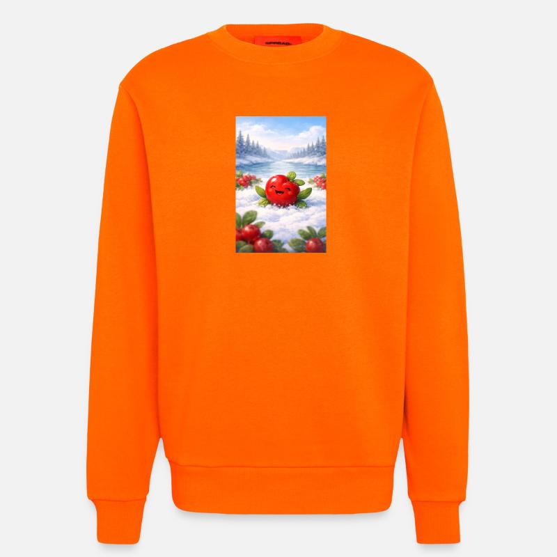 Priselbeere - Geschenke des Weiten Nordens - Sweatshirt - made by SPREAD  - SUNSET ORANGE