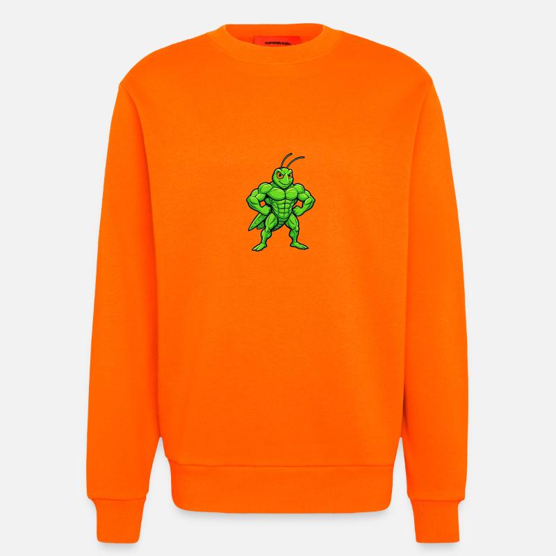 Der Grashüpfer mal anders - Sweatshirt - made by SPREAD  - SUNSET ORANGE