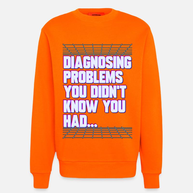 Nurse Practitioner Diagnosing Problems Nursing - Sweatshirt - made by SPREAD  - SUNSET ORANGE
