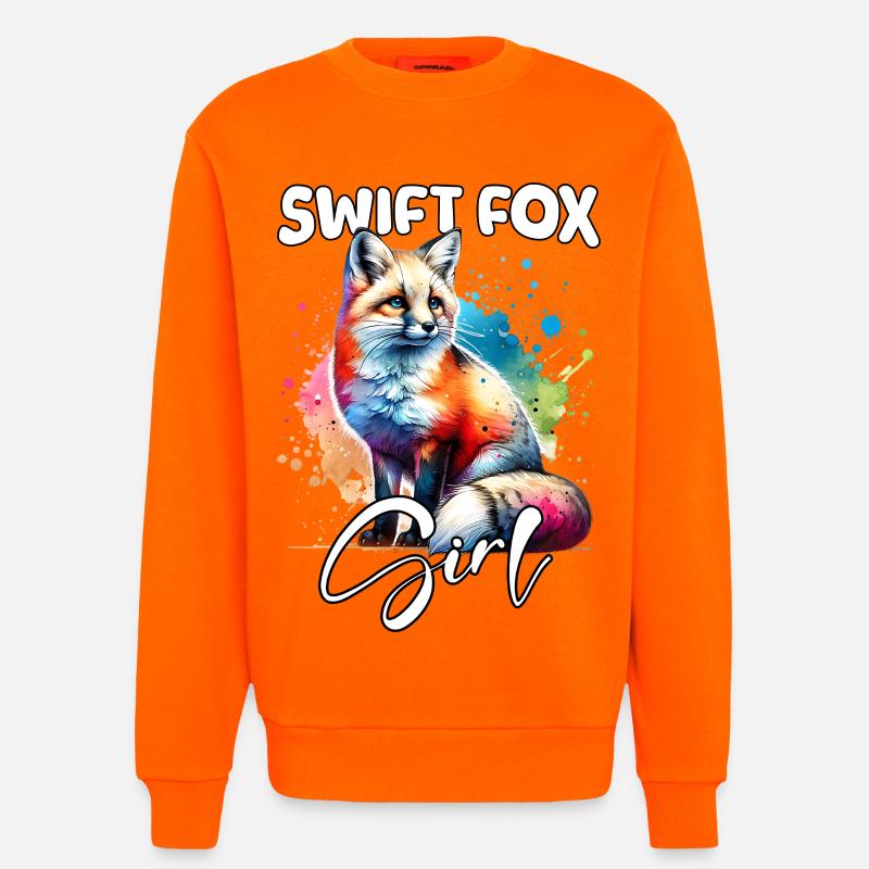 Swift Fox Mädchen Swiftfuchs - Sweatshirt - made by SPREAD - SUNSET ORANGE