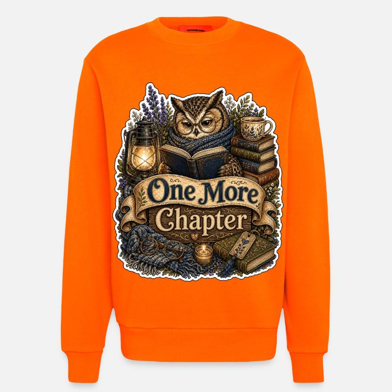 One More Chapter - Sweatshirt - made by SPREAD  - SUNSET ORANGE