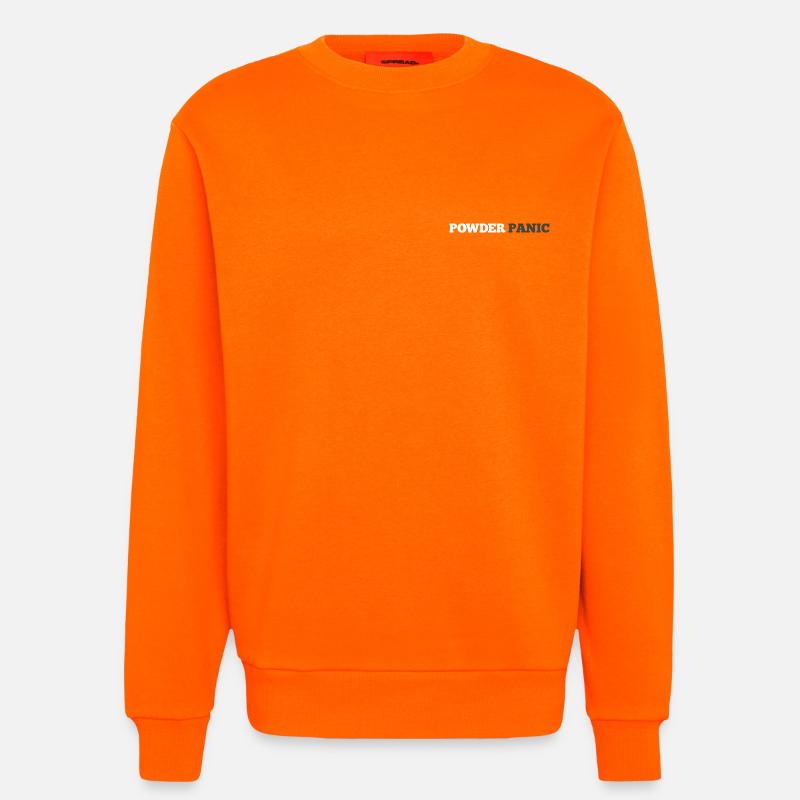 Powder Panic - Sweatshirt - made by SPREAD  - SUNSET ORANGE