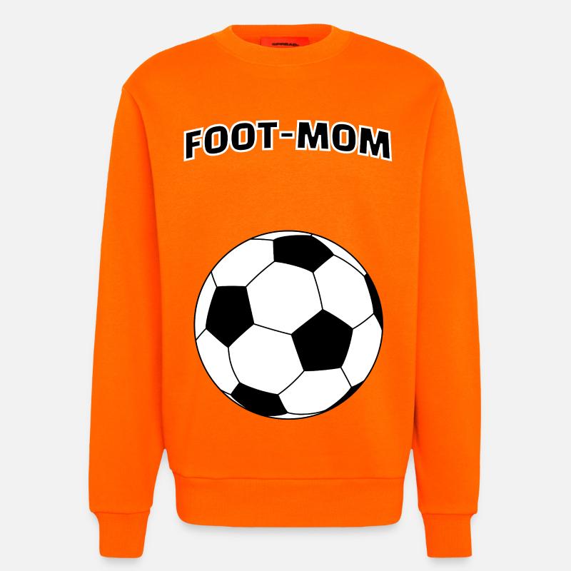 Fuß-Mama - Sweatshirt - made by SPREAD  - SUNSET ORANGE