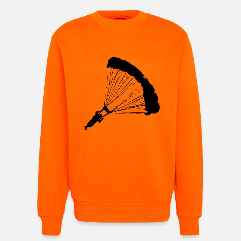 Fallschirmjäger - Sweatshirt - made by SPREAD  - SUNSET ORANGE