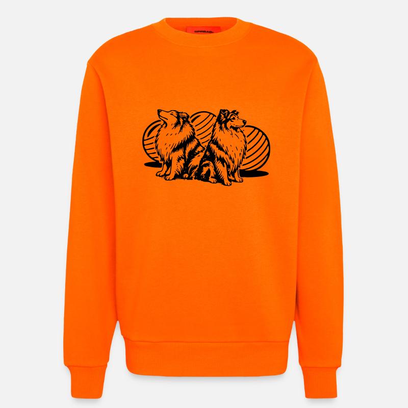 Treibball (einfärbbar) - Sweatshirt - made by SPREAD  - SUNSET ORANGE