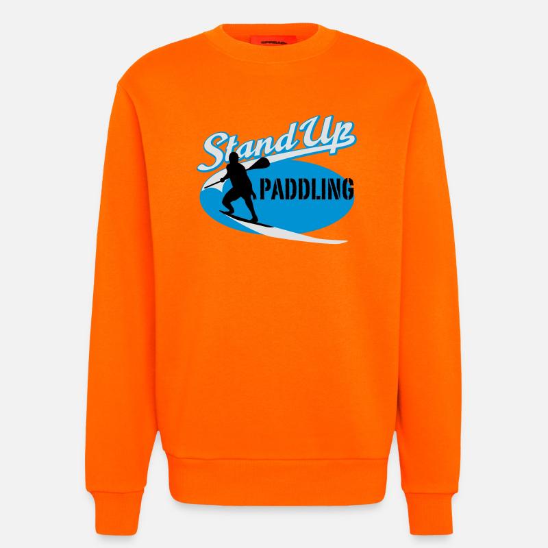 Stand Up Paddling - Sweatshirt - made by SPREAD  - SUNSET ORANGE