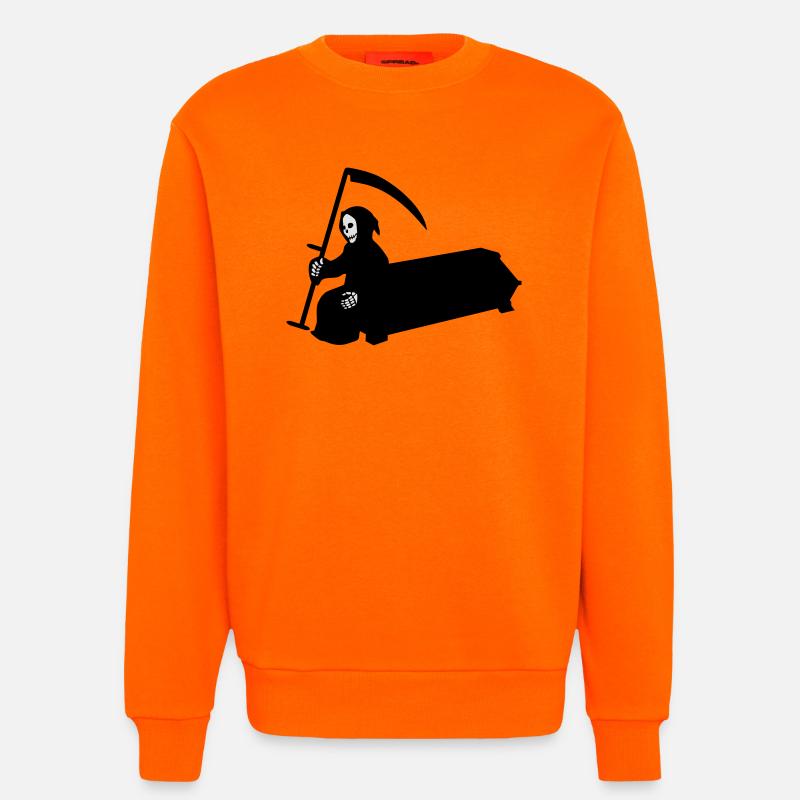 sarg sense halloween - Sweatshirt - made by SPREAD  - SUNSET ORANGE