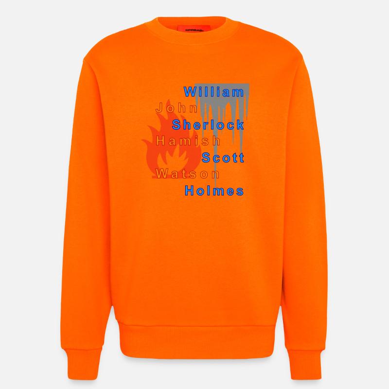 Feuer und Eis - Sweatshirt - made by SPREAD  - SUNSET ORANGE