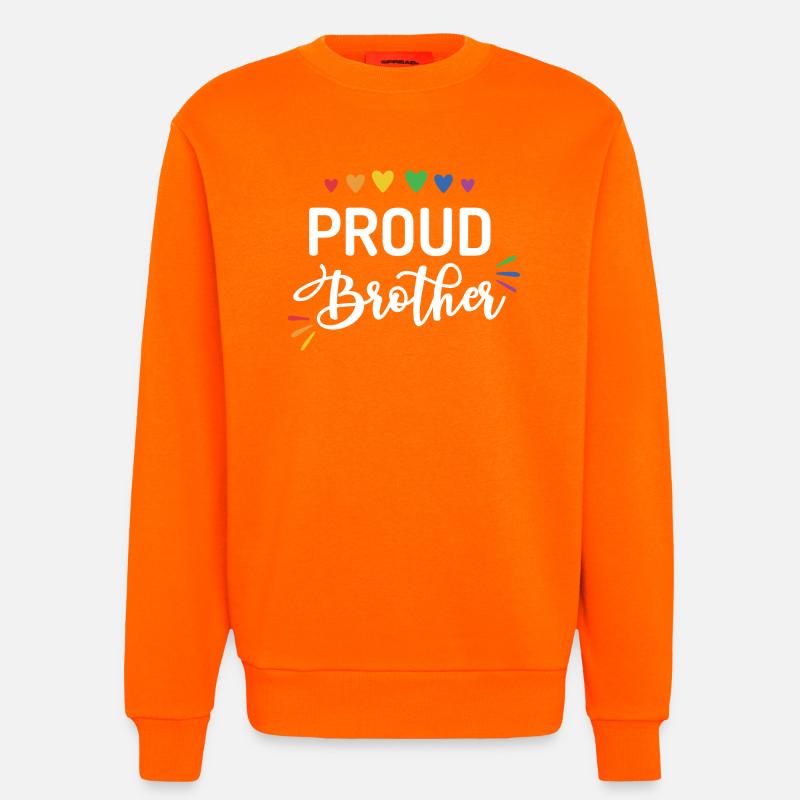 Stolzer Bruder - Sweatshirt - made by SPREAD  - SUNSET ORANGE