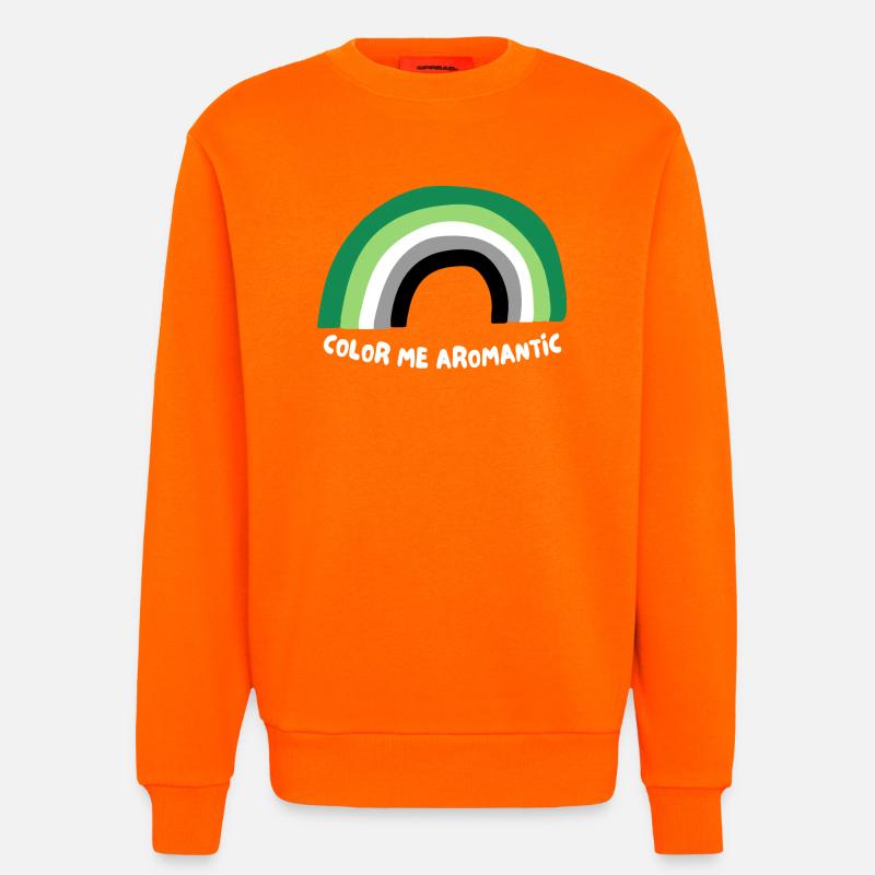 Malen Sie mich Aromantisch - Sweatshirt - made by SPREAD  - SUNSET ORANGE