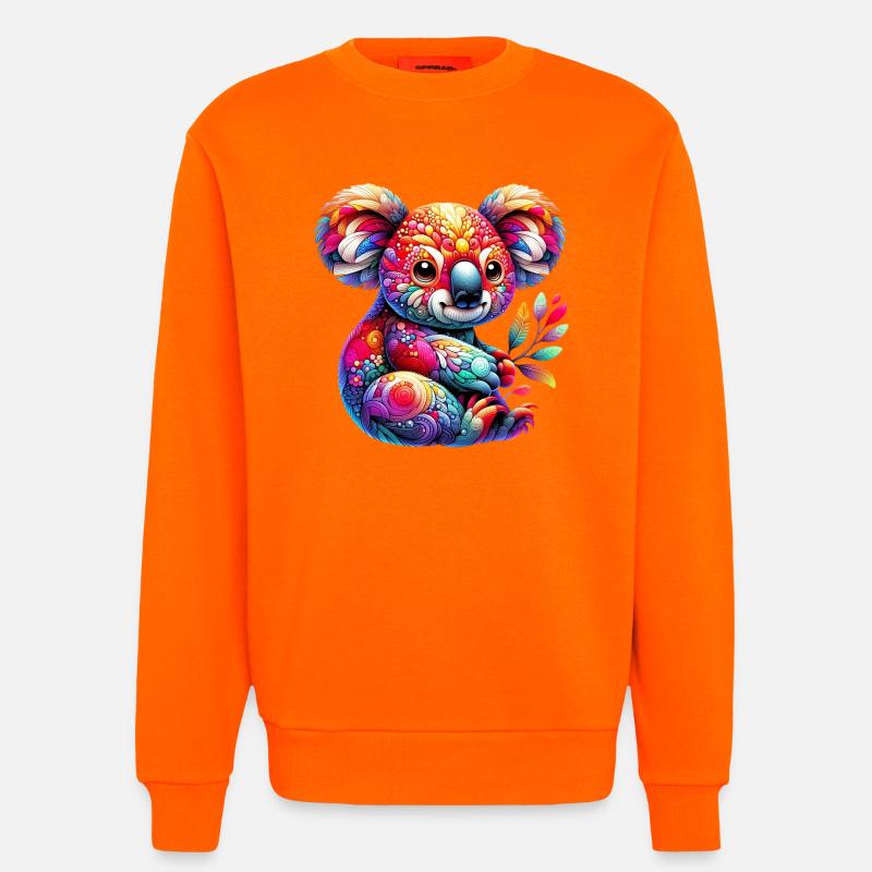 Koala - Sweatshirt - made by SPREAD  - SUNSET ORANGE