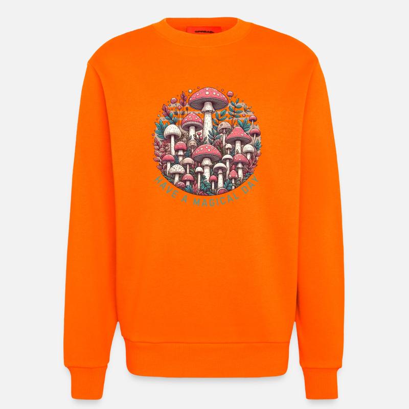 Toadstool - Sweatshirt - made by SPREAD  - SUNSET ORANGE