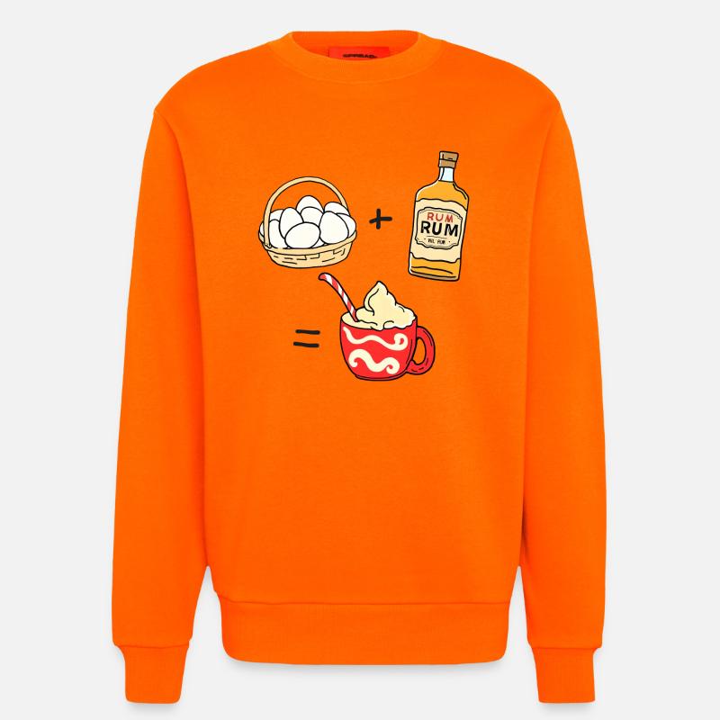 Eierpunsch - Sweatshirt - made by SPREAD - SUNSET ORANGE