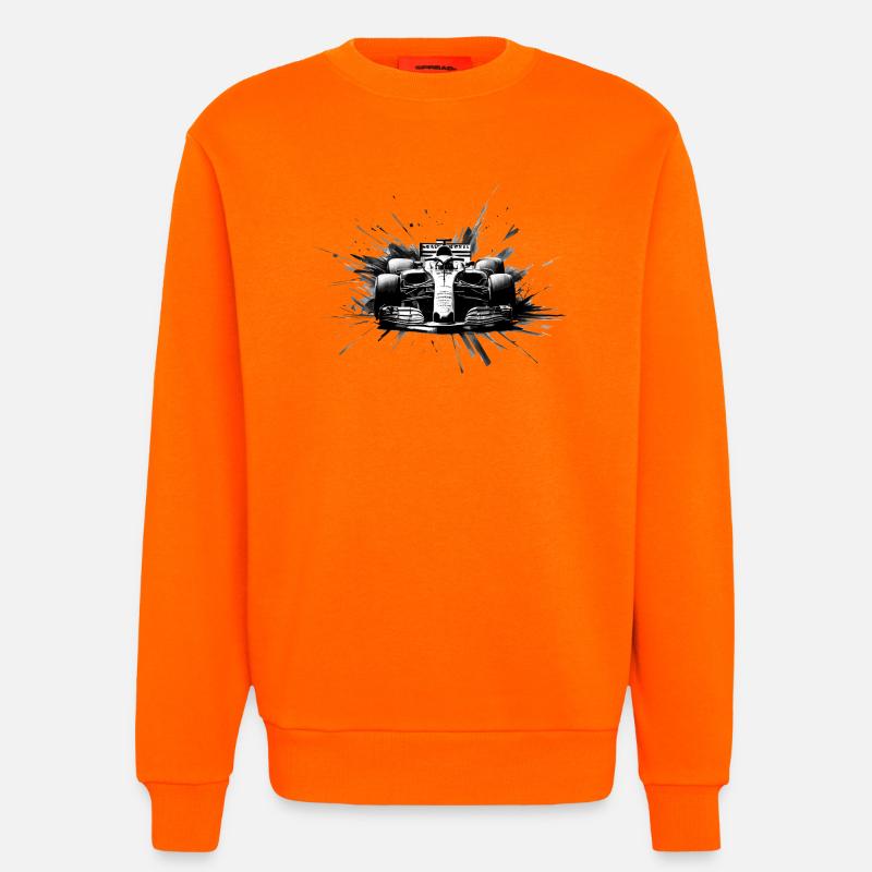 Absolute Speed - Sweatshirt - made by SPREAD  - SUNSET ORANGE