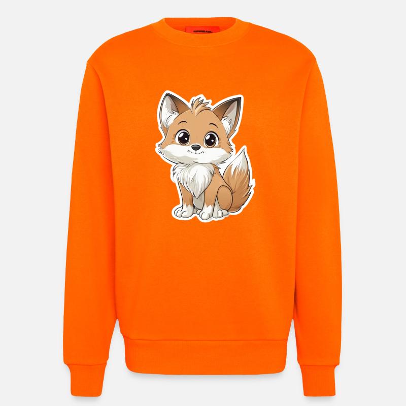 Fuchs - Sweatshirt - made by SPREAD  - SUNSET ORANGE
