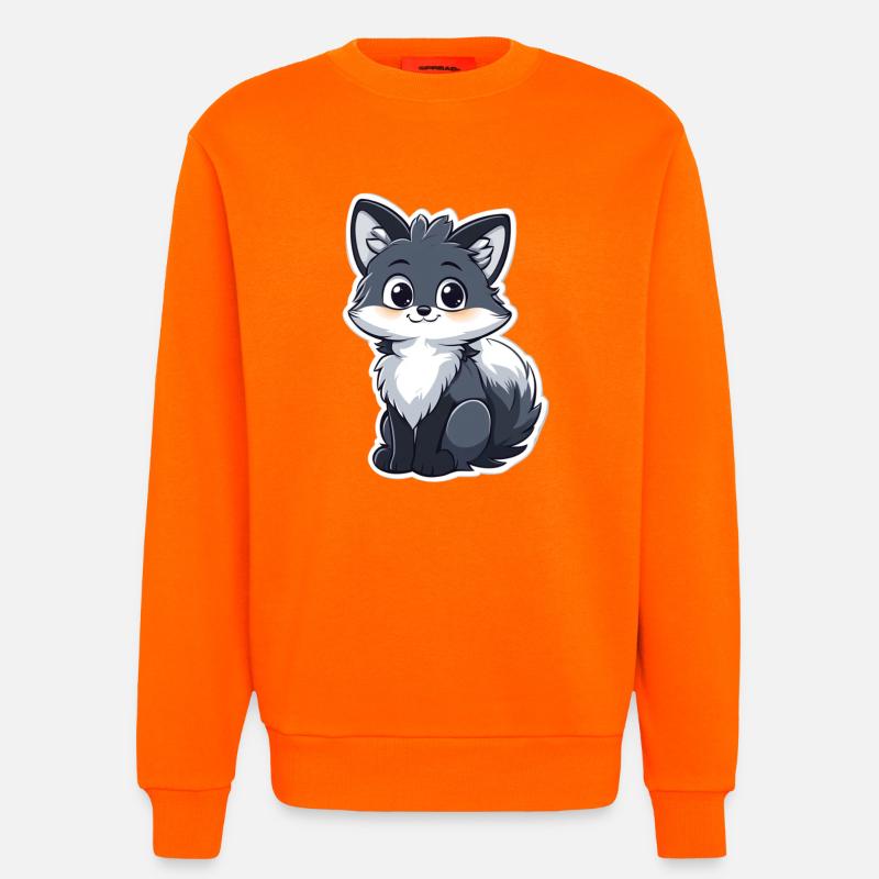 Fuchs - Sweatshirt - made by SPREAD  - SUNSET ORANGE