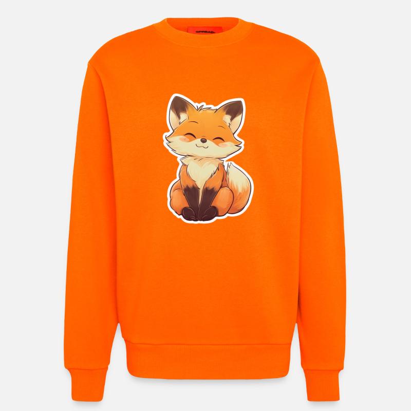 Fuchs - Sweatshirt - made by SPREAD  - SUNSET ORANGE