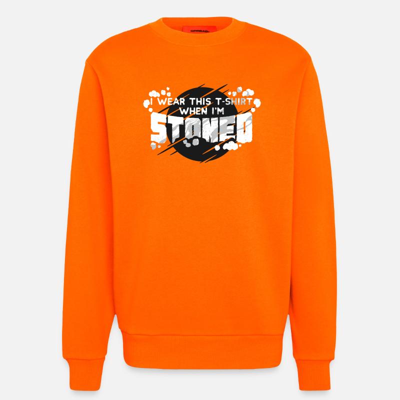 Comic Bold Statement T-Shirt Design - Sweatshirt - made by SPREAD  - SUNSET ORANGE