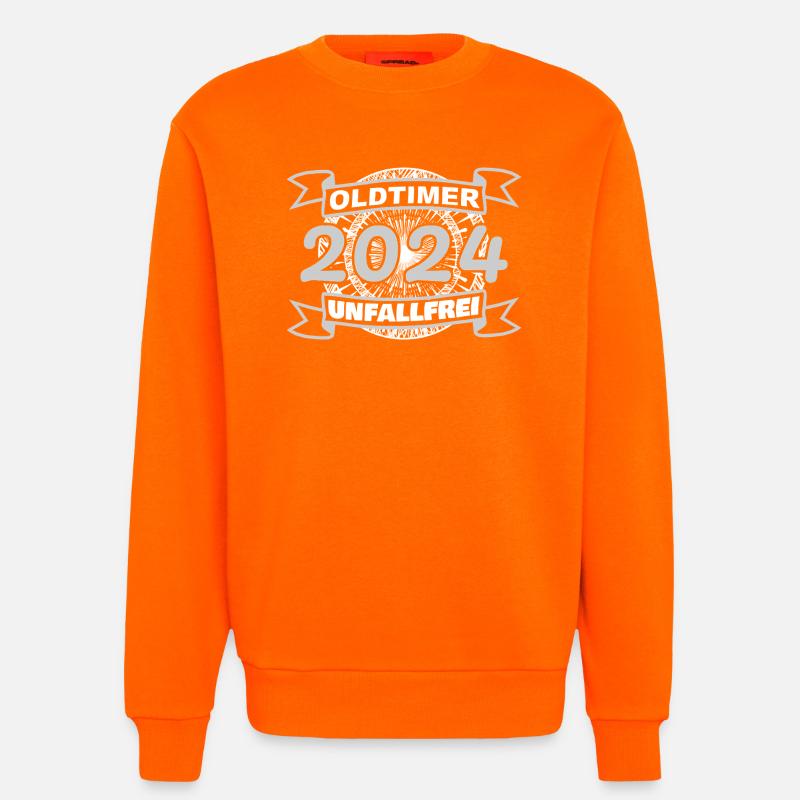 Oldtimer 2024 - Sweatshirt - made by SPREAD  - SUNSET ORANGE