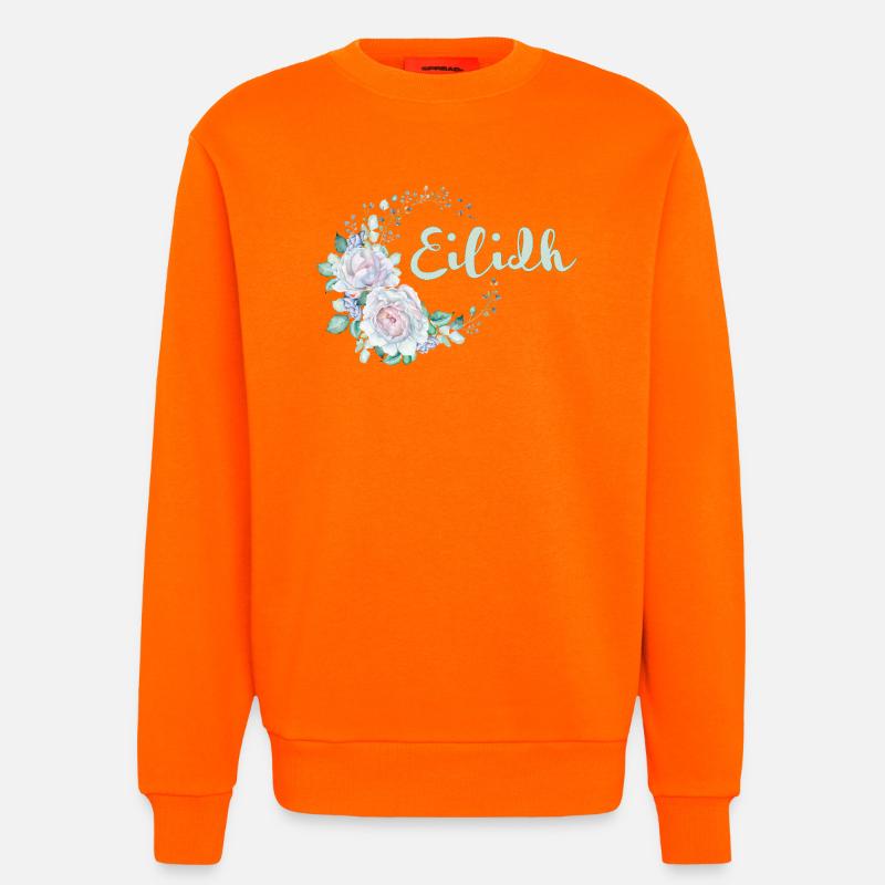 Für Eilidh - Sweatshirt - made by SPREAD  - SUNSET ORANGE