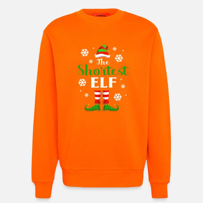Elfe Elf Weihnachtsgeschenk - Sweatshirt - made by SPREAD - SUNSET ORANGE