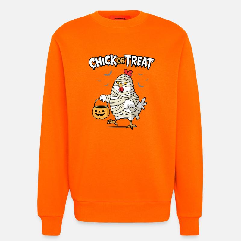 Küken oder Leckerli - Sweatshirt - made by SPREAD  - SUNSET ORANGE