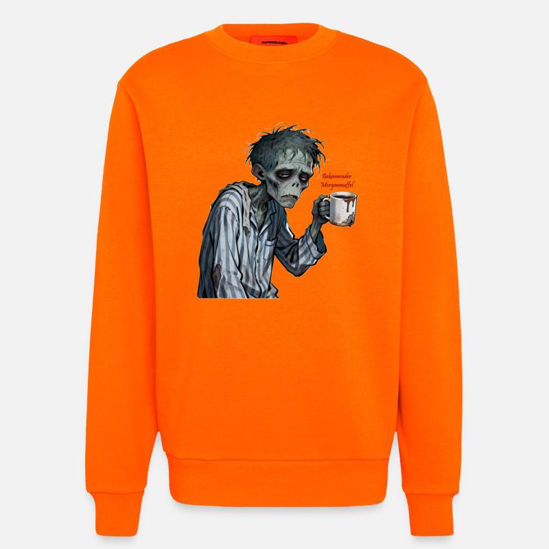 Morgenmuffel - Sweatshirt - made by SPREAD  - SUNSET ORANGE