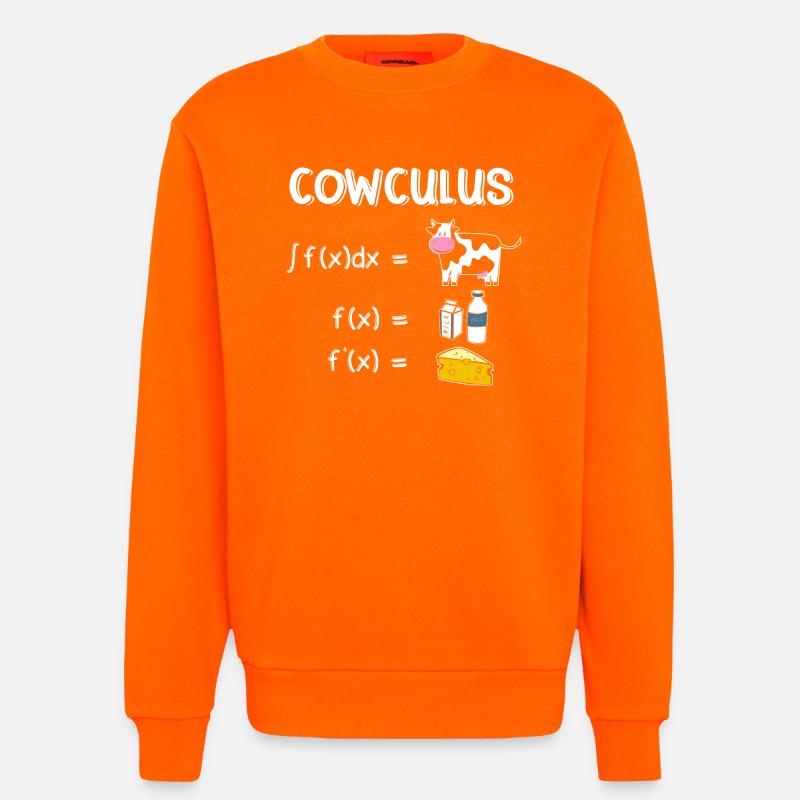 Funny Math Sayings Math Teacher - Sweatshirt - made by SPREAD  - SUNSET ORANGE