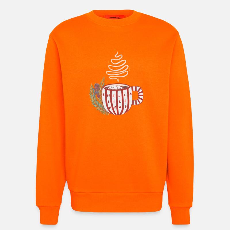 Cinnamon Magic Mug Christmas Scent - Sweatshirt - made by SPREAD - SUNSET ORANGE