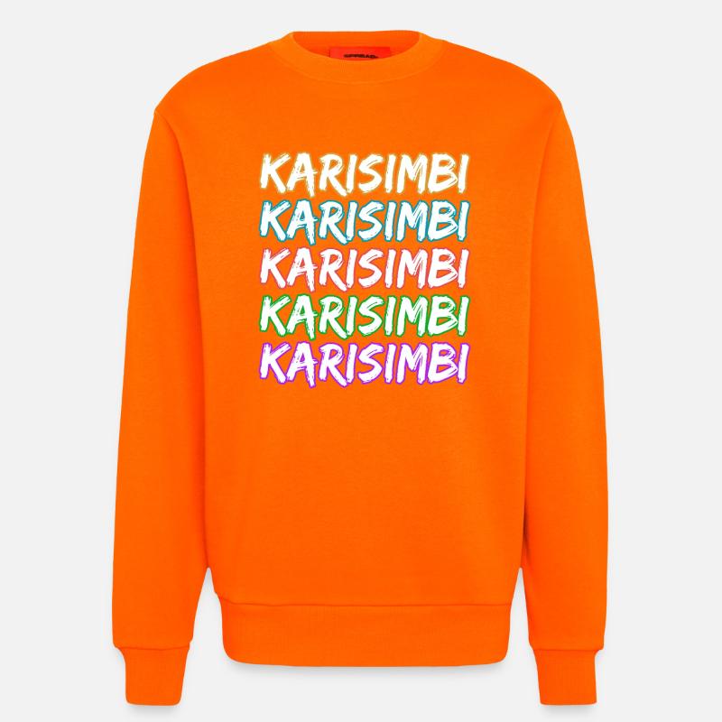 Gift for Karisimbi - Sweatshirt - made by SPREAD - SUNSET ORANGE