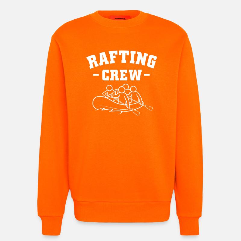 Kayaking Rafting Paddle Boat Kayaking - Sweatshirt - made by SPREAD  - SUNSET ORANGE