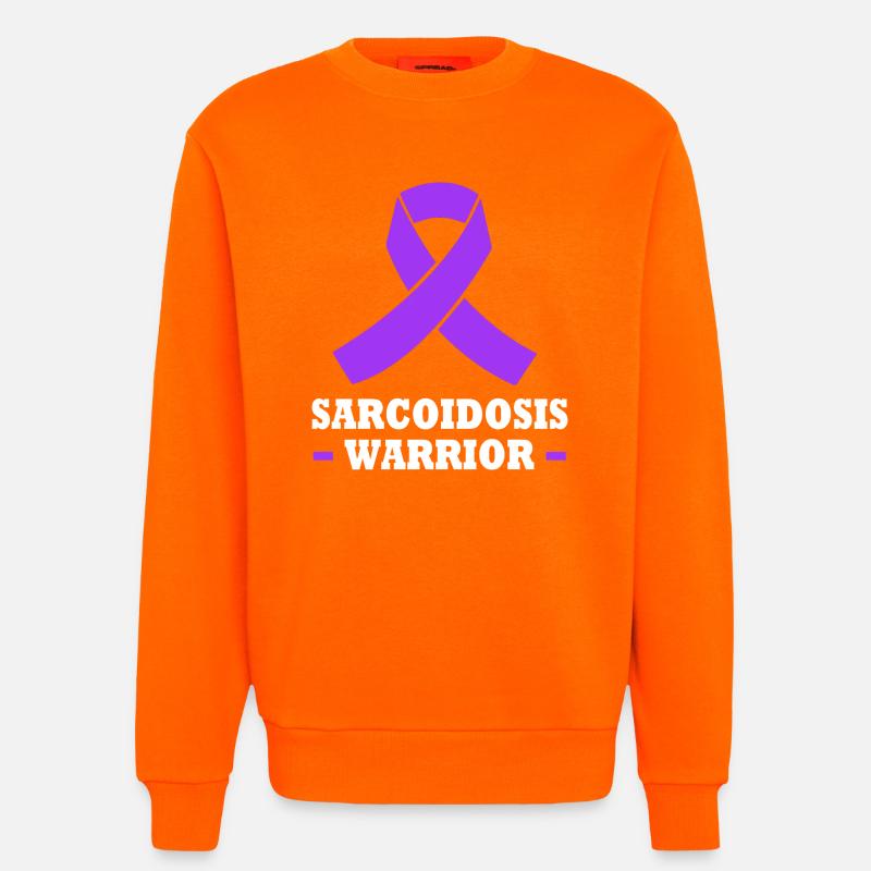 Sarkoidose - Sweatshirt - made by SPREAD - SUNSET ORANGE