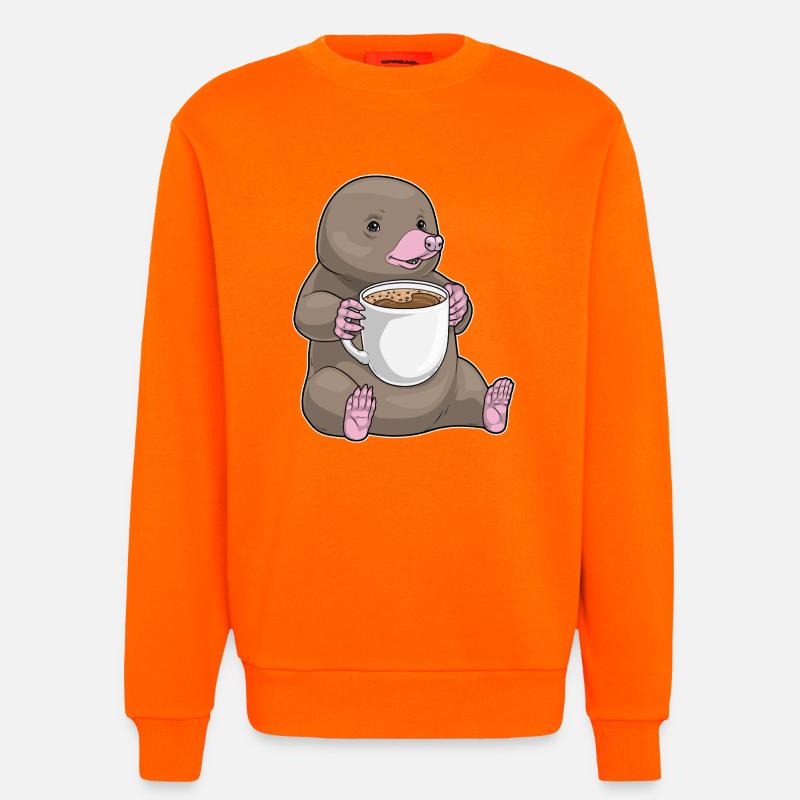 Mole Coffee Mug - Sweatshirt - made by SPREAD  - SUNSET ORANGE