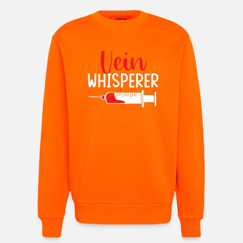 Blutspender Blut Blutspende - Sweatshirt - made by SPREAD  - SUNSET ORANGE