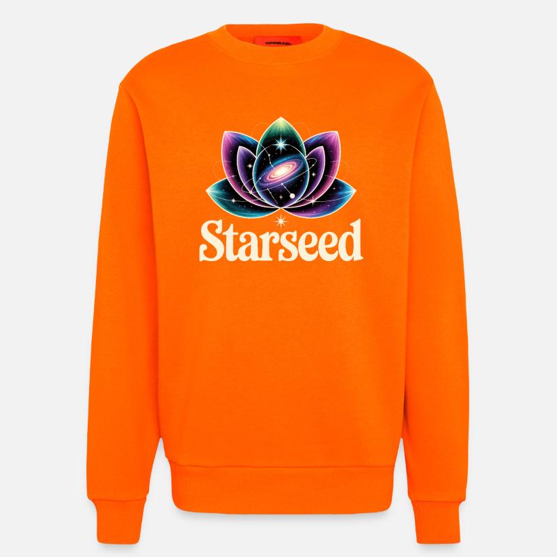 Sternensaat - Sweatshirt - made by SPREAD  - SUNSET ORANGE