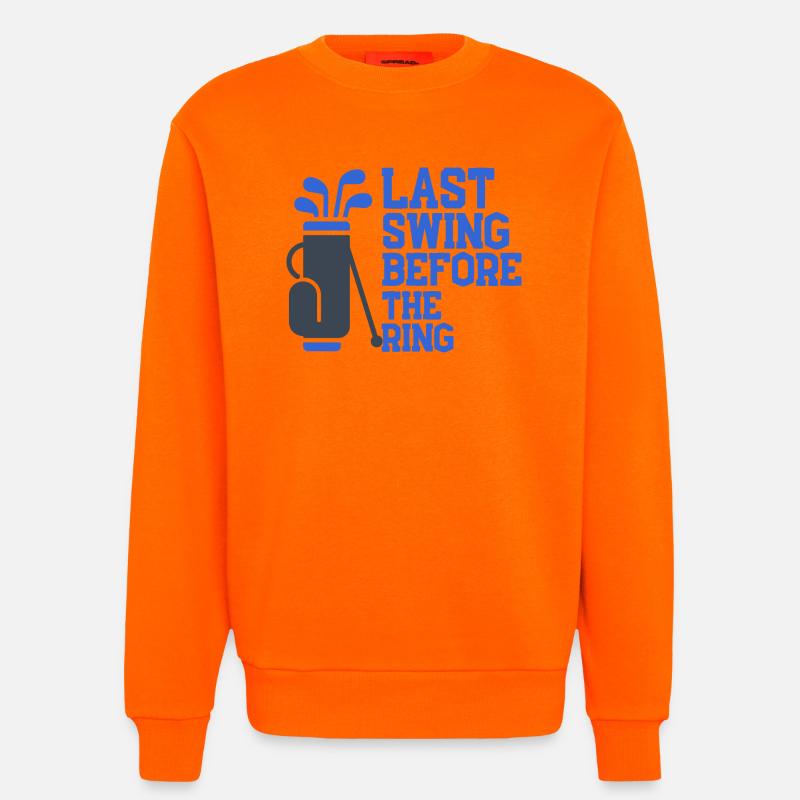 Last Swing Before The Ring - Sweatshirt - made by SPREAD - SUNSET ORANGE
