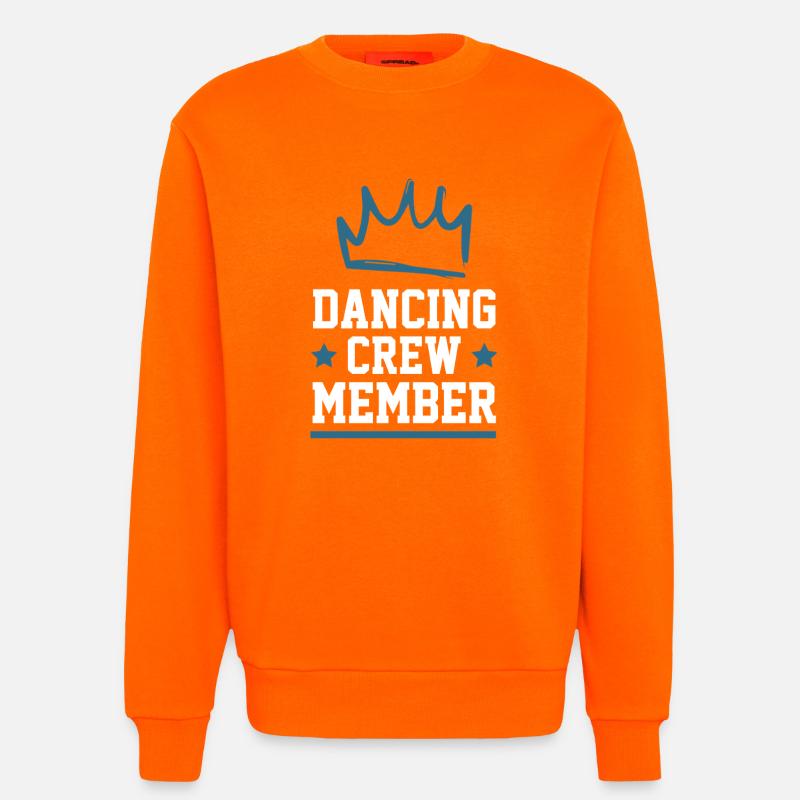 Dancing Crew - Sweatshirt - made by SPREAD  - SUNSET ORANGE