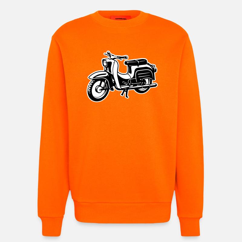 Schwalbe - two-tone - Sweatshirt - made by SPREAD  - SUNSET ORANGE