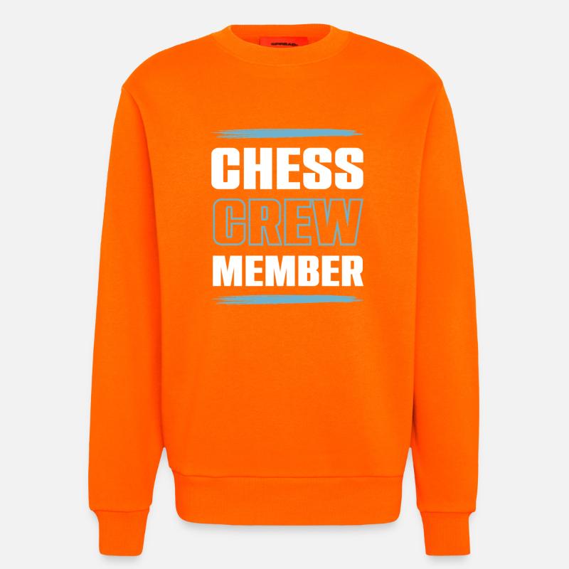 Chess Crew - Sweatshirt - made by SPREAD - SUNSET ORANGE