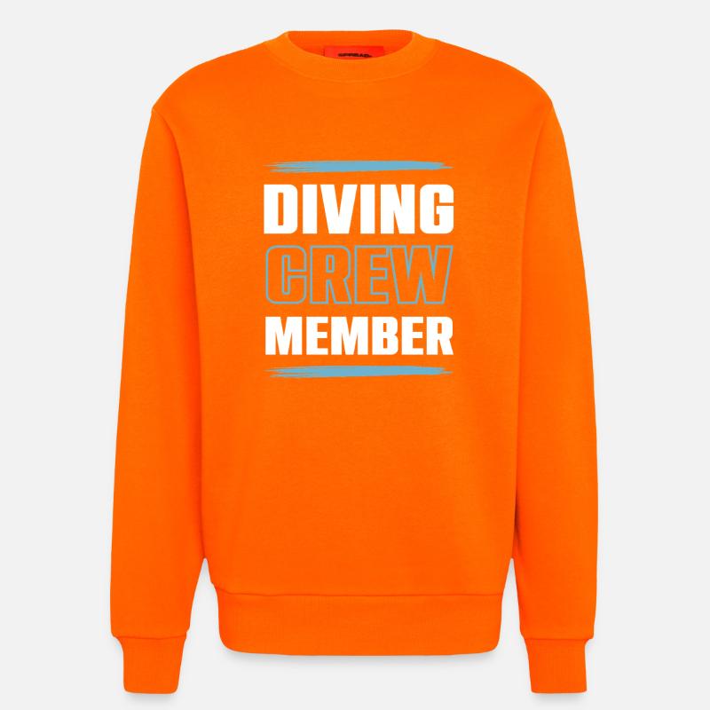 Drinking Crew - Sweatshirt - made by SPREAD  - SUNSET ORANGE