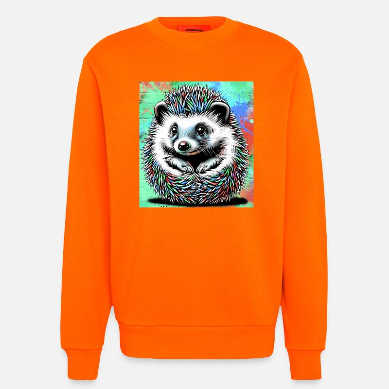 Igel - Sweatshirt - made by SPREAD - SUNSET ORANGE