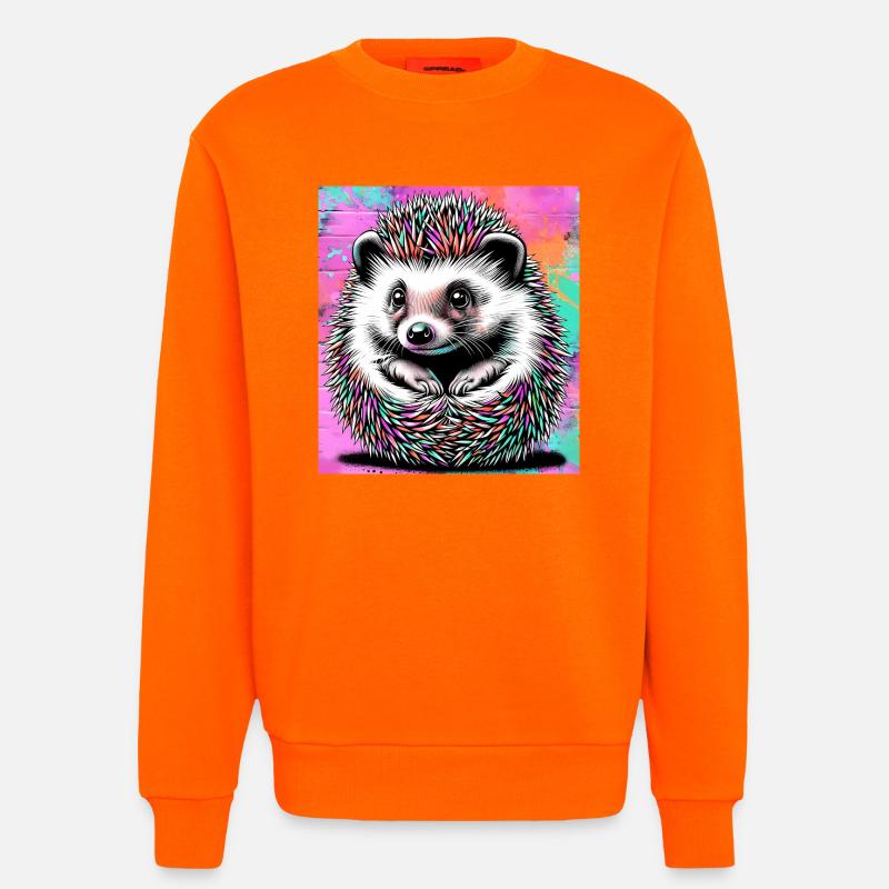 Igel - Sweatshirt - made by SPREAD  - SUNSET ORANGE