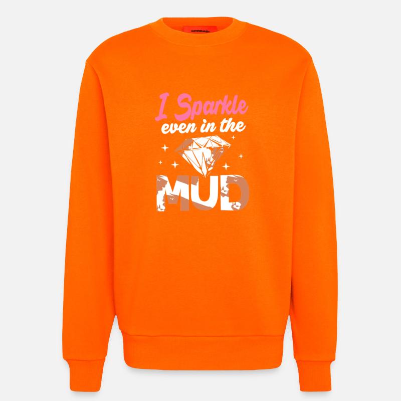 Quad - Sweatshirt - made by SPREAD - SUNSET ORANGE