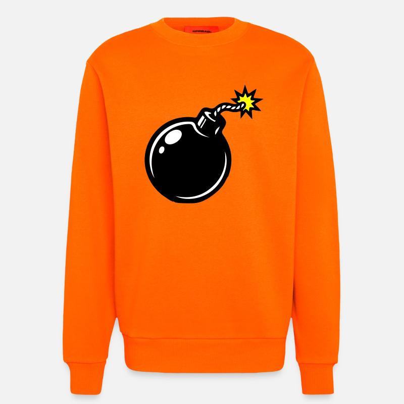 Bombe Comic - Sweatshirt - made by SPREAD  - SUNSET ORANGE
