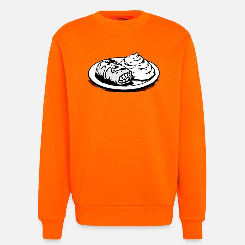 Golubzi cabbage wrap with mashed potatoes - Sweatshirt - made by SPREAD  - SUNSET ORANGE