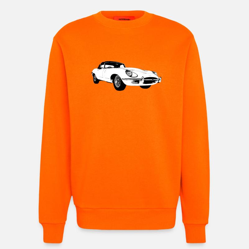 E Typ jag - Sweatshirt - made by SPREAD  - SUNSET ORANGE