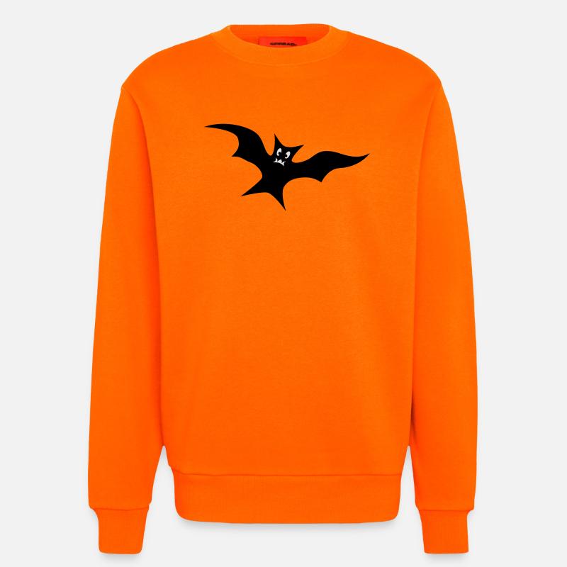 Bat - Sweatshirt - made by SPREAD  - SUNSET ORANGE